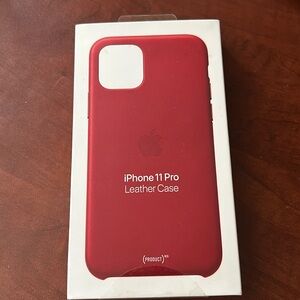 Iphone 11 Pro Leather case New